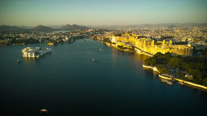 Lake Pichola From Above — Quince Event Planner